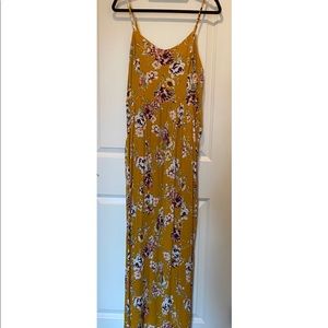Xhiliration floral maxi dress